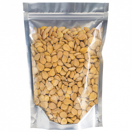 Пакеты дой-пак с замком ZIP LOCK, металлизированная + прозрачная стенка, 200х300 + 50 мм, КОМПЛЕКТ 100 штук, 70 мкм, BRAUBERG, 700687