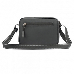 Сумка на плечо HEIKKI WALLET (ХЕЙКИ) два отделения, органайзер, черная, 15х20х5 см, 272639