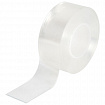 Многоразовая двухсторонняя прозрачная крепежная лента, скотч NANO tape, 5 м x 3 см, толщина 1 мм, WBZ (ВБЗ), 700426