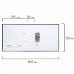 Папка-регистратор BRAUBERG с покрытием из ПВХ, 80 мм, с уголком, синяя (удвоенный срок службы), 227191