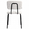 Стулья BRABIX "Ideal CF-080", КОМПЛЕКТ 4 шт., черный каркас, букле белый, 533254