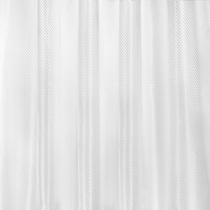 Шторка для ванной ПОЛИЭСТЕР, 180х200 см, кольца в комплекте, БЕЛЫЙ БРИЛЛИАНТ, PRIMILA (ПРИМИЛА), 700093