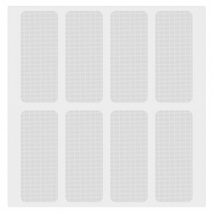 Клеевые полоски двусторонние, 34х15 мм, акриловая основа, 32 шт., BRAUBERG, 608778