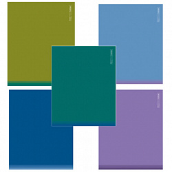 Тетрадь обложка пластик, А5, 96 л., скоба, клетка, HATBER, "PROстиль" (микс в спайке), 090232, 96Т5В1пл