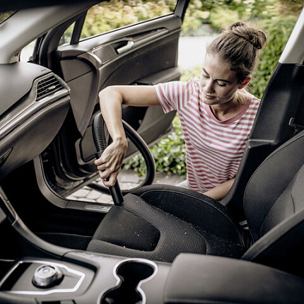 Пылесос хозяйственный KARCHER WD 2 Plus, мусоросборник 12л, мощность 1000 Вт, желтый,, 1.628-000.0