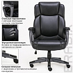 Кресло офисное BRABIX PREMIUM "Favorite EX-577", пружинный блок, рециклированная кожа, черное, 531934