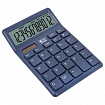 Калькулятор настольный BRAUBERG CH-12-BU (153х103 мм), 12 разрядов, двойное питание, синий, 272959