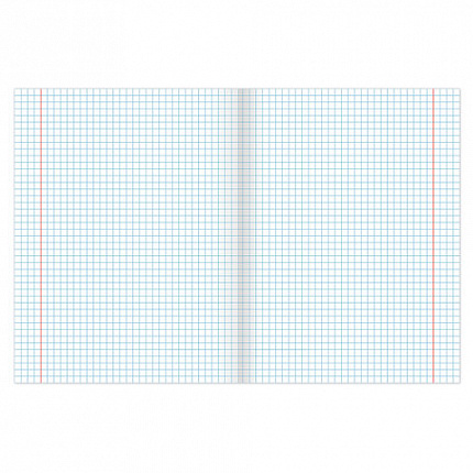 Тетрадь А5, 96 л., BRAUBERG, скоба, клетка, обложка картон, "INDAY", 400522