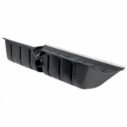 Лопата снеговая 54х37 см БЕЗ ЧЕРЕНКА "БОГАТЫРЬ" СУПЕРПРОЧНАЯ, БОЛЬШАЯ, алюминиевая планка, ГРАНДМАСТЕР, 700337