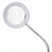 Лупа настольная на прищепке с LED-ПОДСВЕТКОЙ, диаметр 75 мм, увеличение 3, BRAUBERG, 455931
