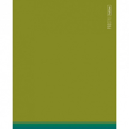 Тетрадь обложка пластик, А5, 96 л., скоба, клетка, HATBER, "PROстиль" (микс в спайке), 090232, 96Т5В1пл