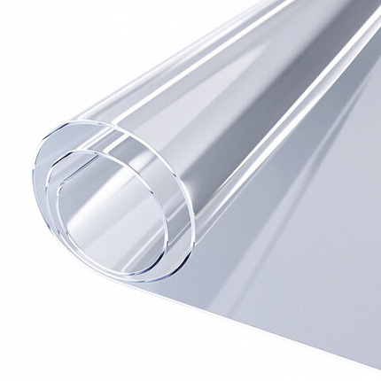 Коврик-подкладка, скатерть ПВХ прозрачная, гибкое/мягкое стекло, 120х75 см, 0,5 мм, DASWERK (ДАСВЕРК), 607876