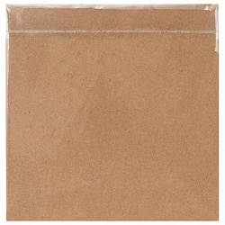 Бумага для оригами и аппликаций 21х21 см, 100 листов, крафт, ОСТРОВ СОКРОВИЩ, 666177