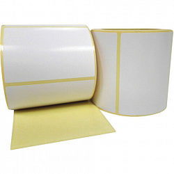 Этикетки термотрансферные, ПОЛУГЛЯНЕЦ, 100х50 мм, 500 этикеток в ролике, 111978