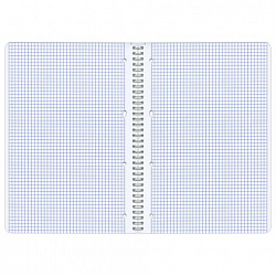 Тетрадь А4, 96 л., BRAUBERG, гребень, клетка, обложка картон, "CONTRACT", 400529