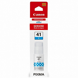 Чернила CANON (GI-41C) для G1400/G2400/G3400, голубые, 7700 стр., ОРИГИНАЛЬНЫЕ, 4543C001