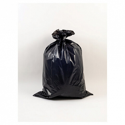 Мешки для мусора 240 л, черные, в рулоне 10 шт., ПВД, 30 мкм, 112х140 см, PACLAN Professional, 1338717