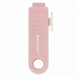 Ластики выдвижные BRAUBERG "Slider Mini", НАБОР 3 ШТУКИ, 68х18х12 мм, пастельные цвета, блистер, 271992