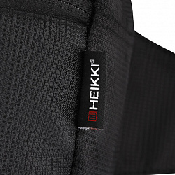 Сумка на пояс HEIKKI RIO (ХЕЙКИ) регулируемый ремень, черная, 28х16х9 см, 273886