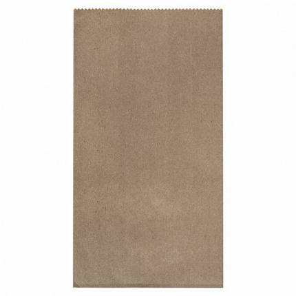 Крафт-пакет бумажный 18х12х29 см, КОМПЛЕКТ 100 шт., плотность 90 г/м2, LAIMA ECO CRAFT, 609683