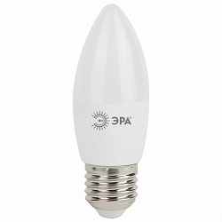 Лампа светодиодная ЭРА STD, 11 (100) Вт, цоколь E27, свеча, нейтральный белый свет, 35000 ч., LED B35-11W-840-E27, Б0032983