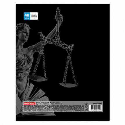 Тетради предметные, КОМПЛЕКТ 10 ПРЕДМЕТОВ, BLACK & BRIGHT, 48 листов, глянцевый лак, BRAUBERG, 403560