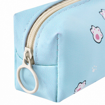 Пенал мягкий ПИФАГОР, 1 отделение, ПВХ, ассорти "Pawesome", 20х6х4 см, 273822