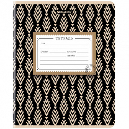 Тетрадь 12 л. BRAUBERG линия, обложка картон, TEXTURE, 107279