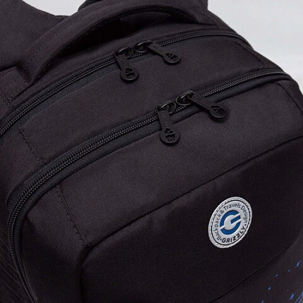 Рюкзак GRIZZLY школьный, анатомическая спинка, 2 отделения, для мальчиков, "SMART", 39х26х19 см, RB-556-2/1