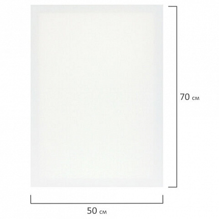 Холсты на подрамнике НАБОР 3 шт. (30х40 см, 40х50 см, 50х70 см), 280 г/м2, грунт, хлопок, BRAUBERG ART, 192270