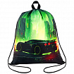 Мешок для обуви BRAUBERG KIDS, с петлей, 42х34 см, "Зеленый город", 274642
