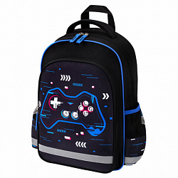 Рюкзак ПИФАГОР SCHOOL, 1 отделение, 3 кармана, "Lucky gamer", 38x28х14 см, 273172