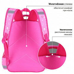 Рюкзак ПИФАГОР SCHOOL, 1 отделение, 3 кармана, "Squirrel", 38x28х14 см, 271404