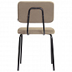 Стулья BRABIX "Dream CF-090", КОМПЛЕКТ 4 шт., черный каркас, ткань бежевая, 533251