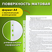 Папки-файлы перфорированные А4 STAFF "ЭКОНОМ", КОМПЛЕКТ 100 шт., матовые, 25 мкм, 226828