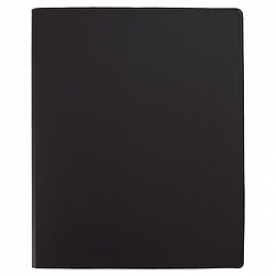 Папка с металлическим пружинным скоросшивателем BRAUBERG, картон/ПВХ, 35 мм, черная, до 290 листов, 228337