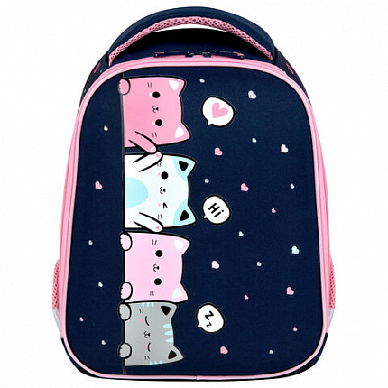 Ранец BRAUBERG KIDS START, 1 отделение, 2 кармана, Anti-gravity, 35х26х13 см, 273150