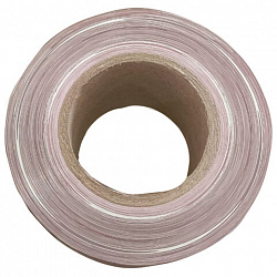 Лента оградительная сигнальная красно-белая 75 мм х 250 м, СТАНДАРТ, полиэтилен, ЛО 250/75