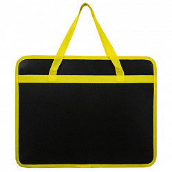 Папка на молнии с ручками BRAUBERG А4, 1 отделение, пластик, 80 мм, "OFF", 271465