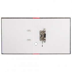 Папка-регистратор ОФИСМАГ, фактура стандарт, с мраморным покрытием, 50 мм, красный корешок, 225587