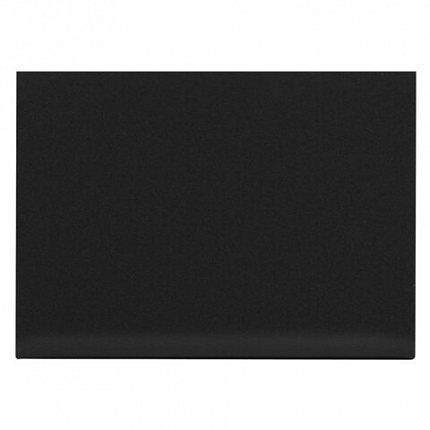 Табличка меловая настольная А4 (21x29,7 см), L-образная, горизонтальная, ПВХ, ЧЕРНАЯ, BRAUBERG, 291291