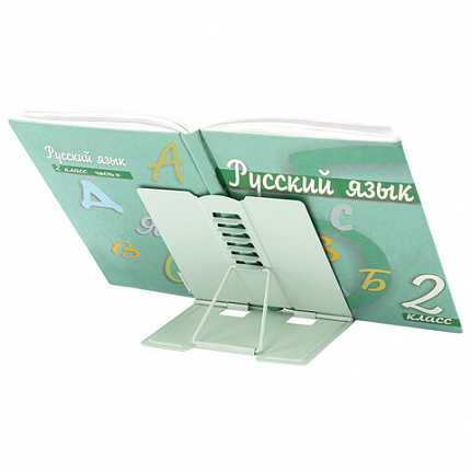 Подставка для книг BRAUBERG KIDS mini, "Animals", с алфавитом, регулируемый угол наклона, металлическая, 238965