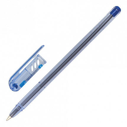 Ручка шариковая масляная PENSAN "My-Pen", СИНЯЯ, корпус тонированный синий, узел 1 мм, линия письма 0,5 мм, 2210
