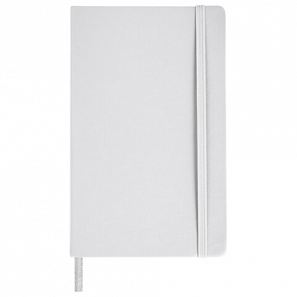 Скетчбук, слоновая кость 140 г/м2 130х210 мм, 80 л., КОЖЗАМ, резинка, BRAUBERG ART CLASSIC, белый, 113192