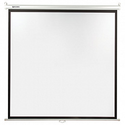 Экран проекционный настенный (180х180 см), матовый, 1:1, BRAUBERG "WALL", 236726