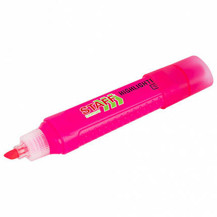 Набор текстовыделителей 4 НЕОНОВЫХ ЦВЕТА, STAFF "EVERYDAY HL-707", линия 1-5 мм, скошенный наконечник, 152548