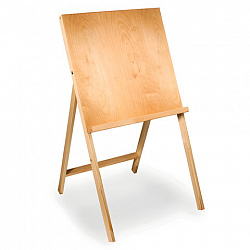 Мольберт напольный "Хлопушка", размер планшета 60x60 см, в собранном виде 60x120x8 см, 4610003281434