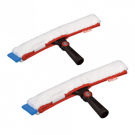 Щетка для мытья окон VILEDA PROFESSIONAL "Эволюшн" + шубка из микрофибры, ширина 35 см (без черенка), 100812