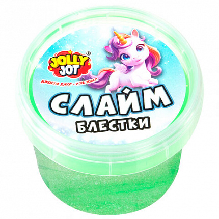 Слайм МИКС, 100 г, АССОРТИ, 8 видов, JOLLY JOT (ДЖОЛЛИ ДЖОТ), 667321