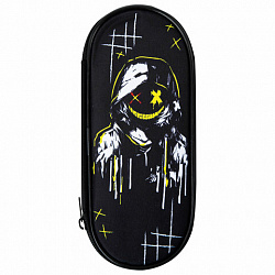 Пенал-футляр BRAUBERG, 1 отделение, органайзер, полиэстер, 22x9х5 см, "Watch out", 273567